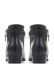 Pavers Black Chunky Ankle Boots - Image 3 of 5
