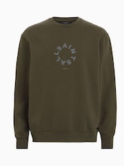 AllSaints Green Tierra Crew Sweater - Image 7 of 7
