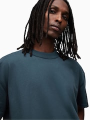 AllSaints Isac Kurzarm-Rundhals-T-Shirt aus 100% Baumwolle - Bild 5 von 7