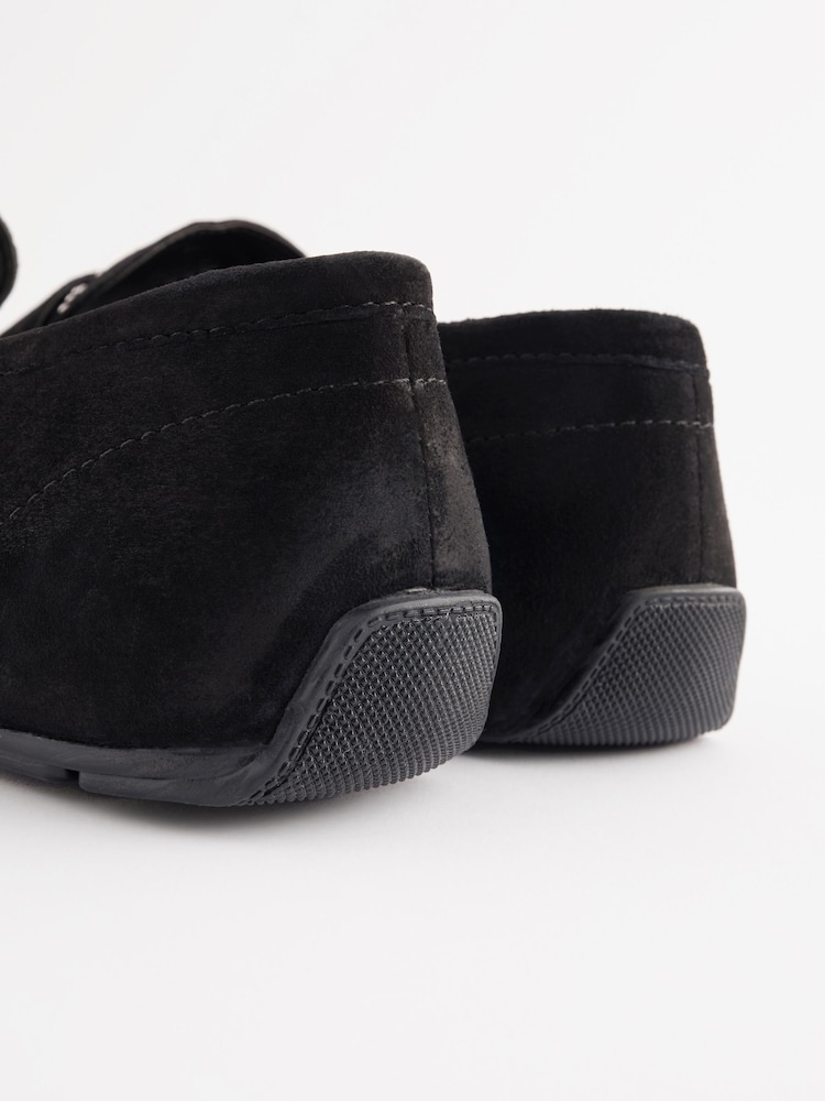 črna - Forever Comfort® Usnjeni čevlji s čepi Driver - Slika 8 iz 8