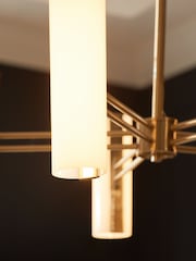 Brass Enzo 5 Light Chandelier Ceiling Light - Image 3 of 5