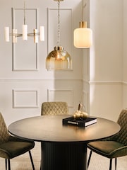Brass Enzo 5 Light Chandelier Ceiling Light - Image 4 of 5