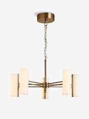 Brass Enzo 5 Light Chandelier Ceiling Light - Image 5 of 5