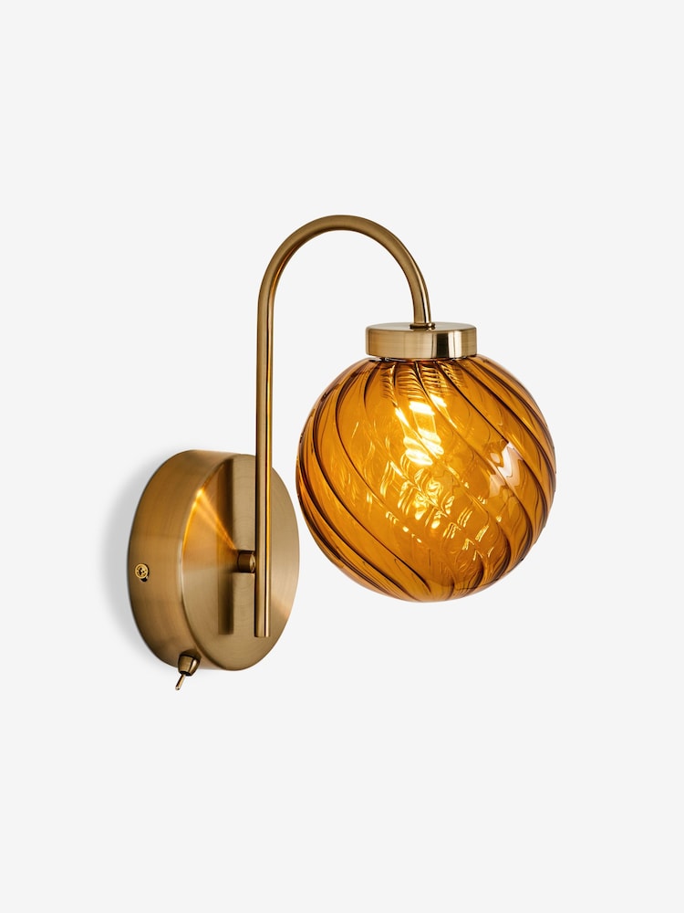Amber Orange Freya Rechargeable Wireless Wall Light - Image 5 of 5