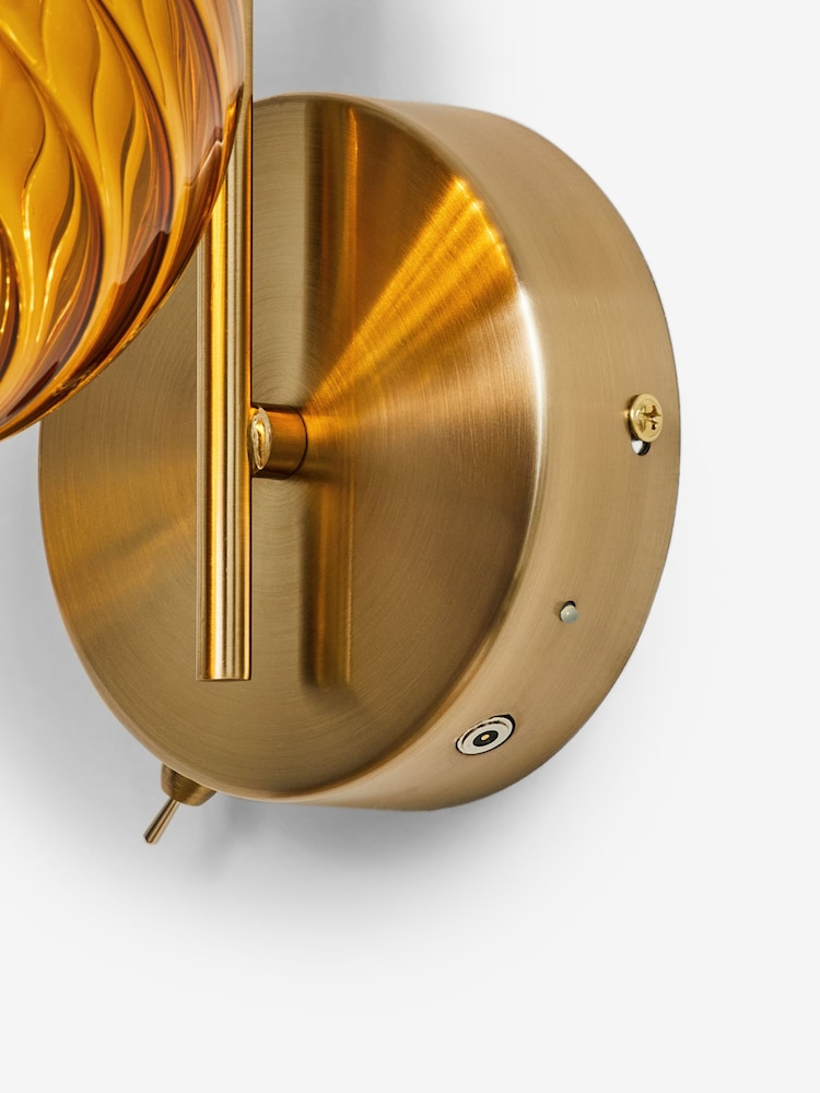Amber Orange Freya Rechargeable Wireless Wall Light - Image 8 of 8