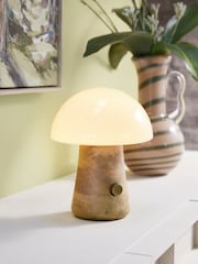 Natural Bjorn Rechargeable Wireless Table Lamp - Image 1 of 4