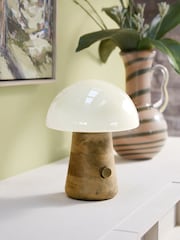 Natural Bjorn Rechargeable Wireless Table Lamp - Image 2 of 4