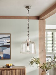 Pewter Hanwell Pendant Ceiling Light - Image 1 of 4