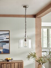 Pewter Hanwell Pendant Ceiling Light - Image 2 of 4