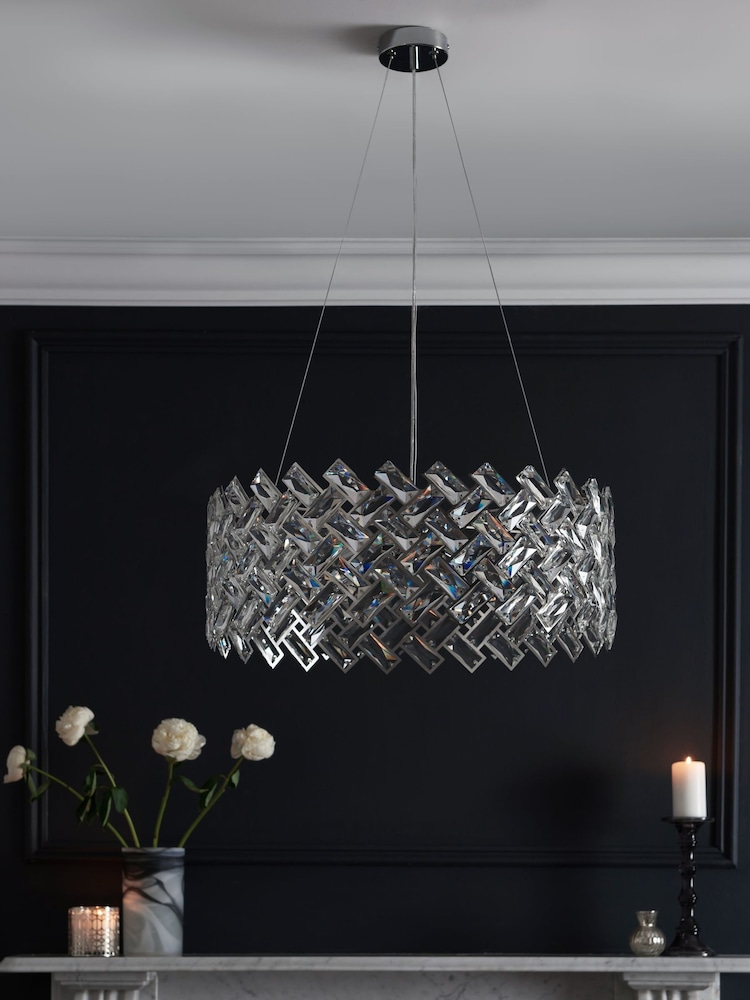Chrome Wentworth 6 Light Chandelier Light - Image 2 of 5