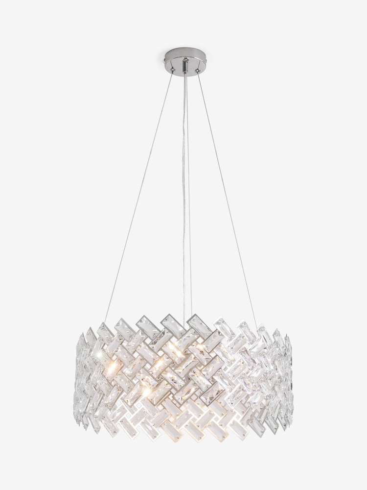 Chrome Wentworth 6 Light Chandelier Light - Image 5 of 5