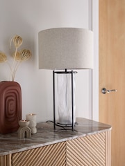Pewter Grey Hertford Table Lamp - Image 1 of 10