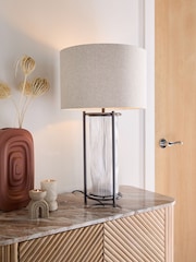 Pewter Grey Hertford Table Lamp - Image 3 of 10