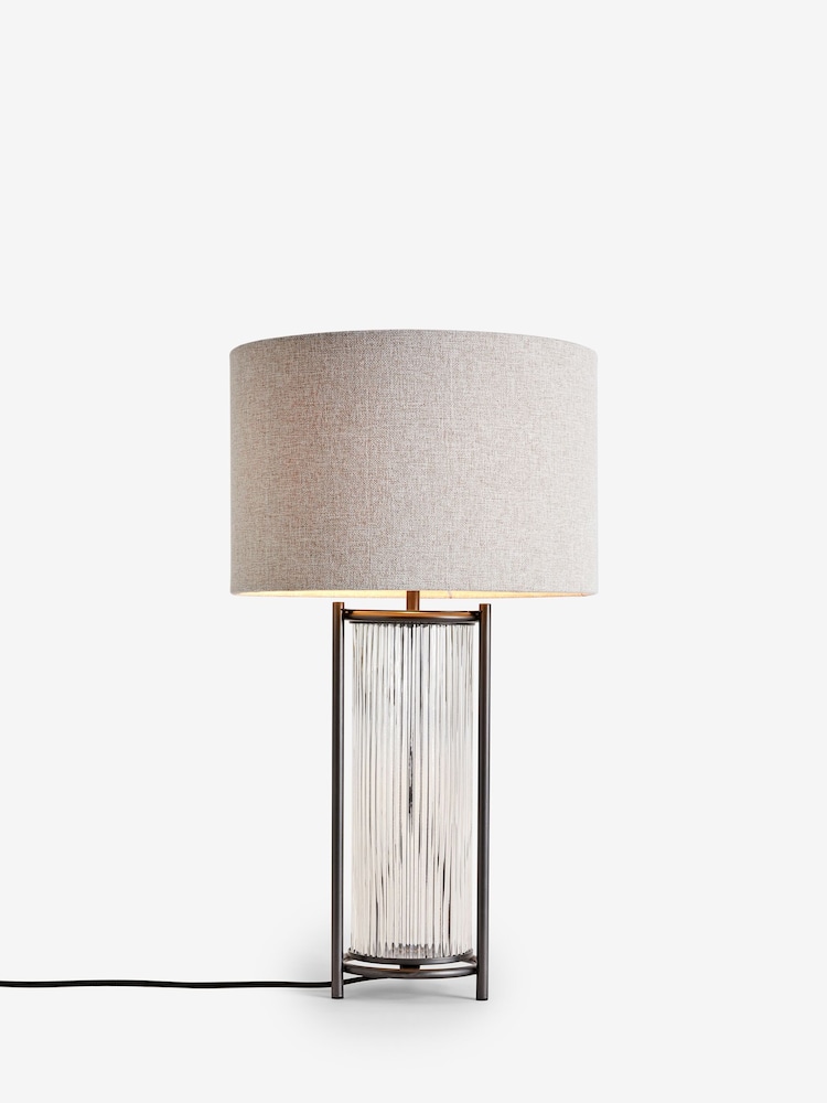 Pewter Grey Hertford Table Lamp - Image 10 of 10