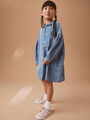 Blue Denim Shirt Dress (3-16yrs) - Image 2 of 8