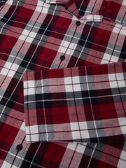 Polarn O. Pyret Red Organic Checked Christmas Pyjamas - Image 3 of 4