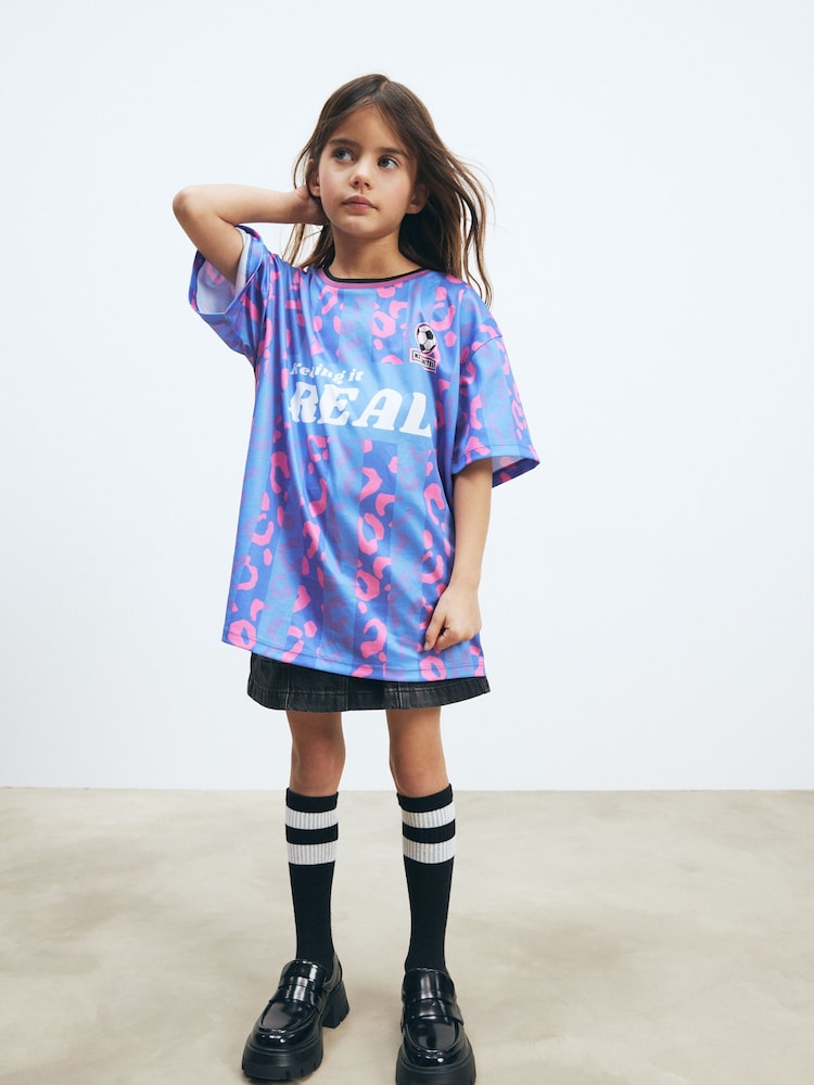 Purple Animal Football Top (3-16yrs) - Image 2 of 7