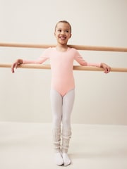 Pink Stretch Long Sleeve Leotard Bodysuit (2-10yrs) - Image 2 of 7