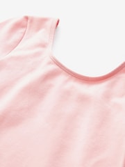 Pink Stretch Long Sleeve Leotard Bodysuit (2-10yrs) - Image 7 of 7