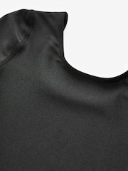 Black Stretch Long Sleeve Leotard Bodysuit (2-10yrs) - Image 7 of 7