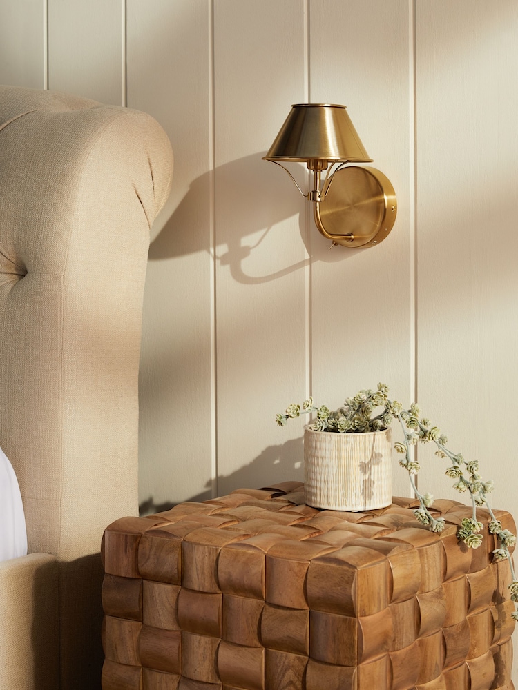 Brass Hector Rechargeable Wireless Wall Light - Image 2 of 5