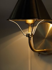 Brass Hector Rechargeable Wireless Wall Light - Image 3 of 5