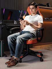 X Rocker Orange Tempest Ergonomic PC Office Gaming Chair - Image 2 of 6