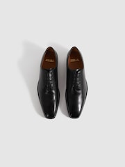 Noir - Chaussures à lacets en cuir Reiss Mead - Image 3 de 5