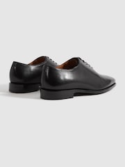 Noir - Chaussures à lacets en cuir Reiss Mead - Image 4 de 5