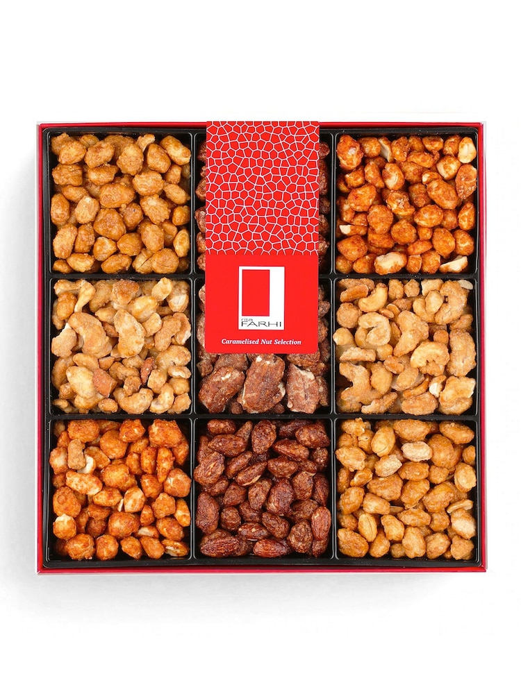 Rita Farhi Caramelised & Roasted Nut 9 Selection 770g Gift Box - Image 2 of 2