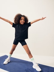 Black Sport Pull-On Shorts (3-16yrs) - Image 1 of 10