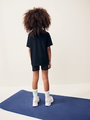 Black Sport Pull-On Shorts (3-16yrs) - Image 4 of 10