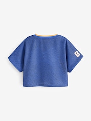 Blue Football Top (3-16yrs) - Image 7 of 8