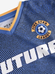 Blue Football Top (3-16yrs) - Image 8 of 8