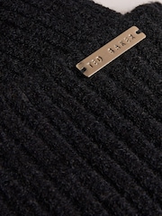 Ted Baker Black Pom Pom Hat - Image 3 of 3