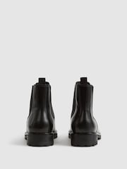 Reiss Black Chiltern Leather Chelsea Boots - Image 5 of 5