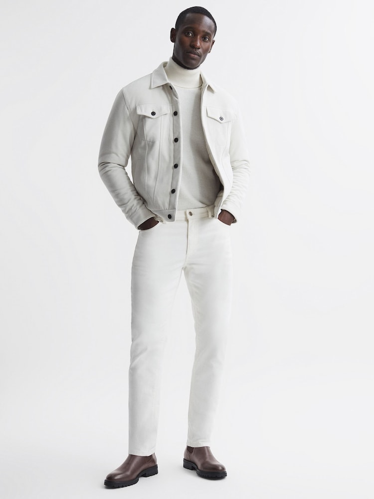 Reiss Chocolate Chiltern Leather Chelsea Boots - Image 2 of 6