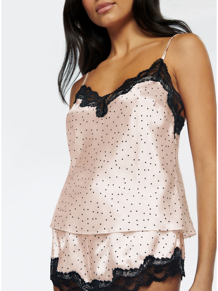 Boux Avenue Pink Amelia Satin Cami Set - Image 1 of 5