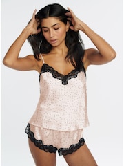Boux Avenue Pink Amelia Satin Cami Set - Image 4 of 5