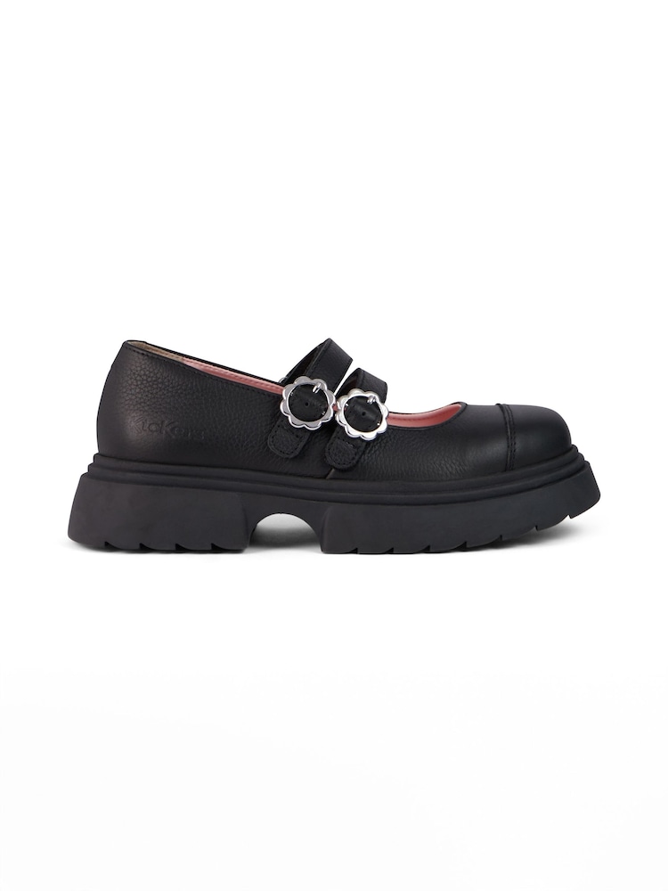 Kickers Black Kenzi Mary Jane Shoes - Image 2 of 9
