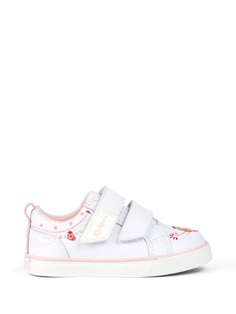 Kickers Tovni Twin Happy White Trainers - Image 1 of 9