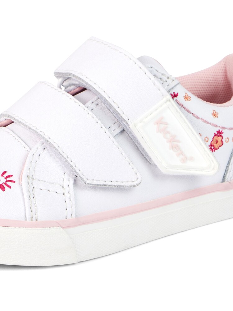 Kickers Tovni Twin Happy White Trainers - Image 9 of 9