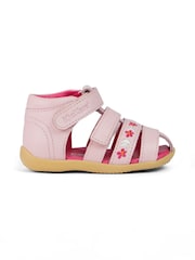 Kickers Pink Wriggle Baby Flower Sandals - Image 1 of 9