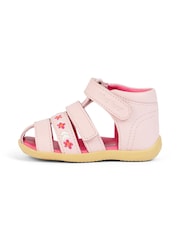 Kickers Pink Wriggle Baby Flower Sandals - Image 2 of 9