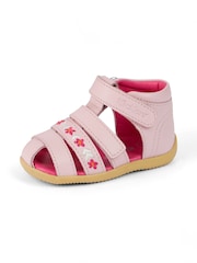 Kickers Pink Wriggle Baby Flower Sandals - Image 3 of 9