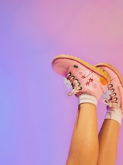 Kickers Pink Hi Happy Boots - Image 1 of 7