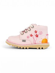 Kickers Pink Hi Happy Boots - Image 7 of 7