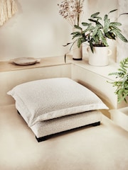 French Connection Ecru Padora Loop Footstool - Image 1 of 7