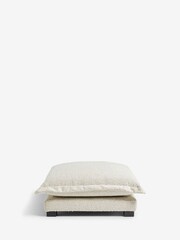 French Connection Ecru Padora Loop Footstool - Image 2 of 7