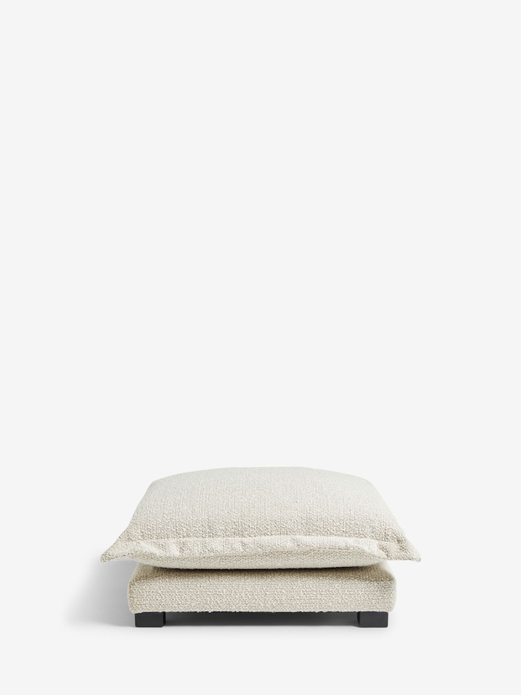 French Connection Ecru Padora Loop Footstool - Image 2 of 7